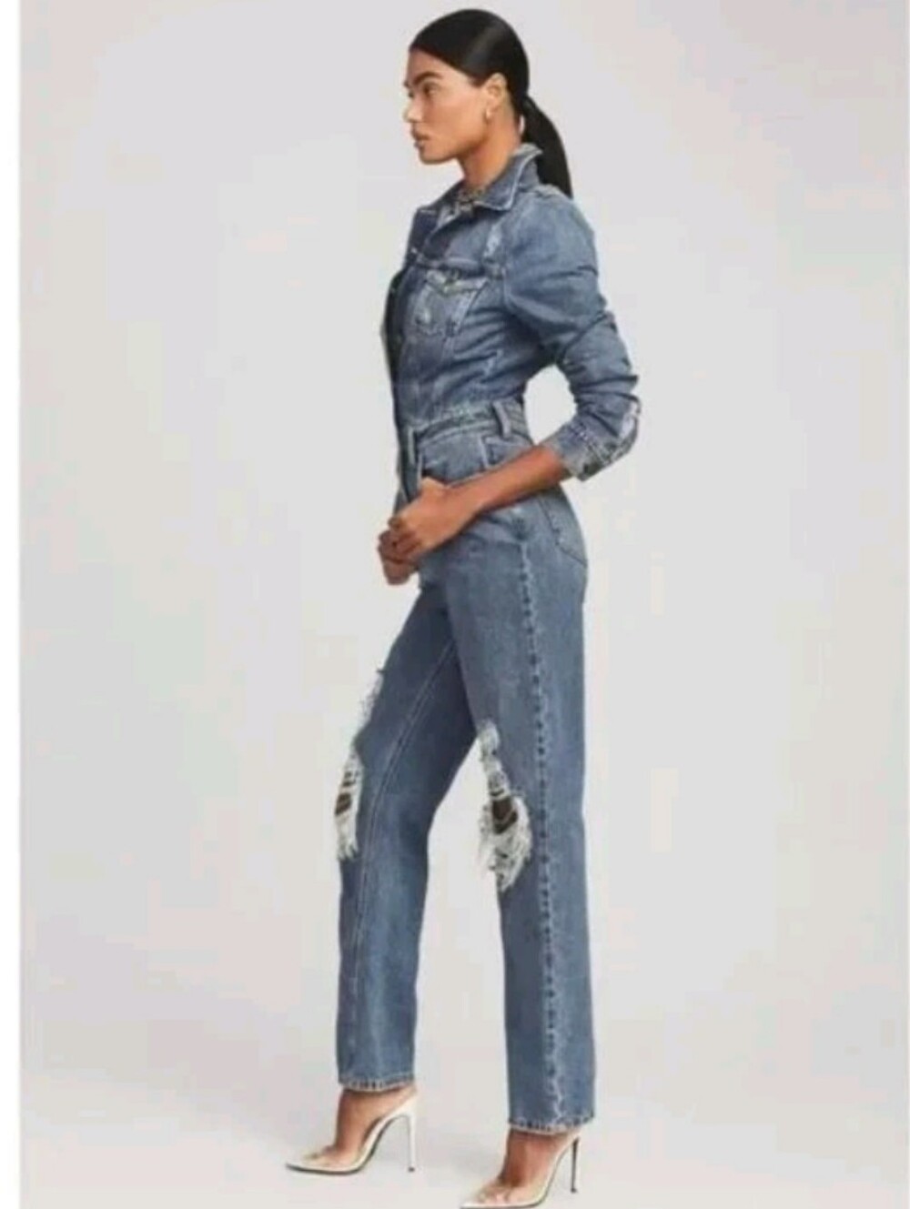 Retrofete Distressed Deinm Jumspuit NWT $595-M-jcrew-free people-alc